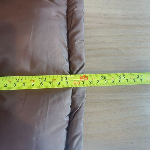 Cisono Womens Padded Vest Wind Resistant Small in Camel Brown - Picture 11 of 11